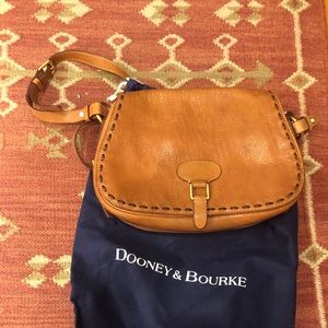 Leather Dooney & Bourke purse with bag.